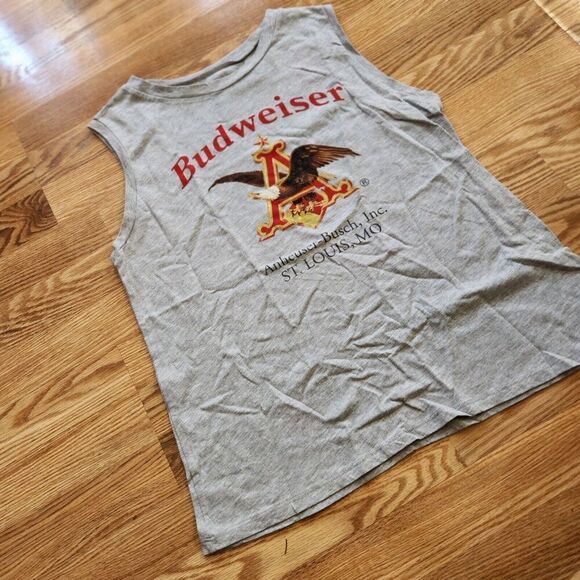 Budweiser T-Shirt Unisex Size Large Tank Top Anheuser-Bush, Inc St. Louis, MO - Picture 2 of 5